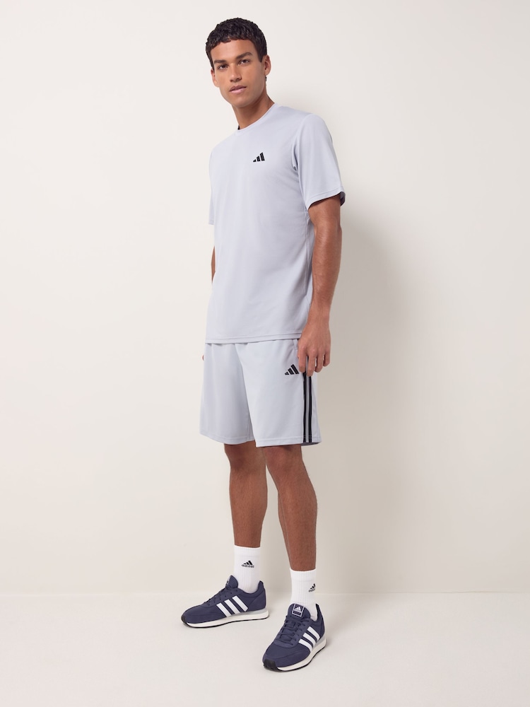 adidas Grey Train Essentials Training T-Shirt - Image 2 of 6
