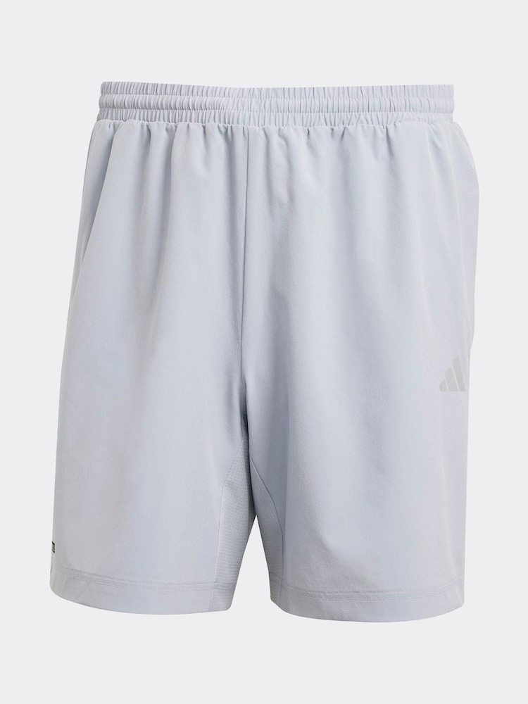adidas Grey Tech Apparel Shorts - Image 6 of 6