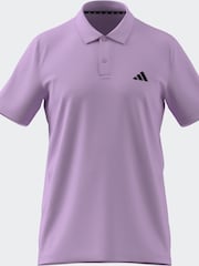adidas Purple Train Essentials Training Polo Shirt - Image 1 of 3