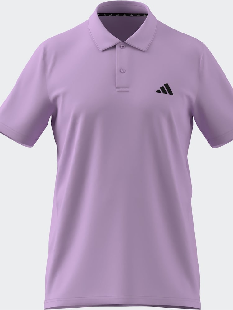 adidas Purple Train Essentials Training Polo Shirt - Image 1 of 3