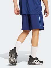 adidas Blue Tech Apparel Shorts - Image 2 of 6