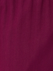 Jigsaw Purple Herringbone 100% Cotton Pyjamas Set - Image 5 of 6