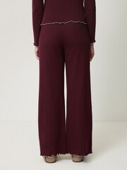 Jigsaw Red Pointelle Trousers - Image 4 of 5