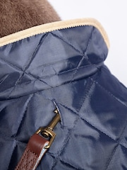 Danish Designs Navy Quilted Dog Coat - Image 3 of 5