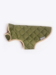 Danish Designs Forest Green Quilted Dog Coat - Image 2 of 5