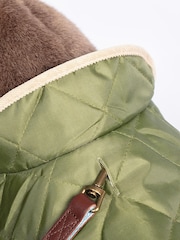 Danish Designs Forest Green Quilted Dog Coat - Image 4 of 5
