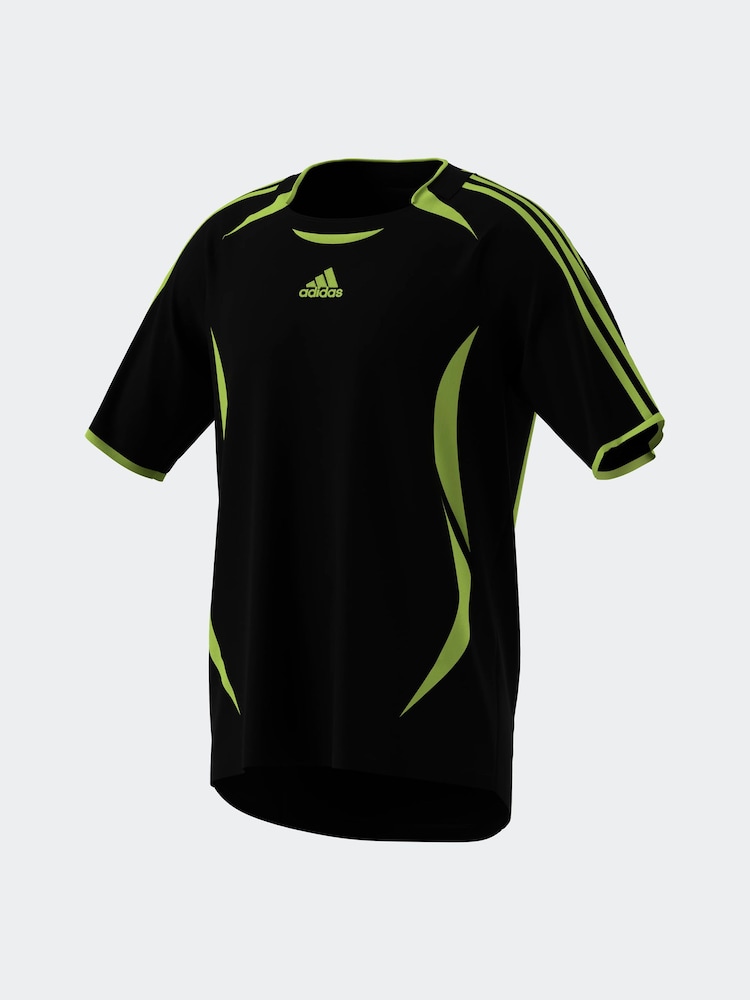 adidas Originals Black Teamgeist Adicolor T-Shirt - Image 2 of 3 adidas Originals Black Teamgeist Adicolor T-Shirt - Image 2 of 3