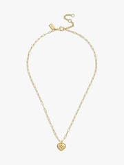 COACH Gold Tone Iconic Heart Pendant Necklace - Image 1 of 2