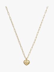 COACH Gold Tone Iconic Heart Pendant Necklace - Image 2 of 2