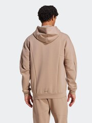 adidas Brown Designed for Training Full-Zip Track Jacket - Image 2 of 6