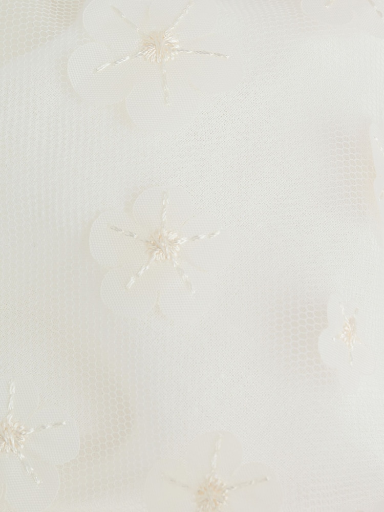 White 3D Flowers - Baby-Kleid für besondere Anlässe (0 M.–2 J.) - Bild 8 von 8 White 3D Flowers - Baby-Kleid für besondere Anlässe (0 M.–2 J.) - Bild 8 von 8