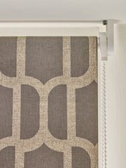 Bronze Geometric Print Ready Made Blackout Roller Blind - Image 4 of 6