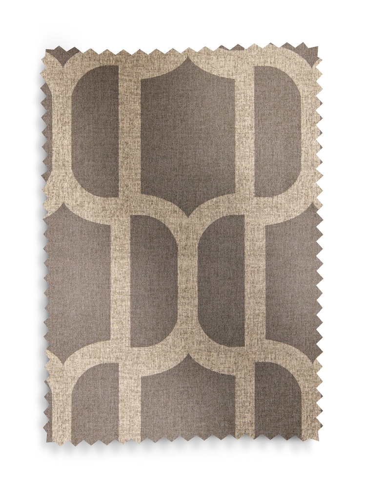 Bronze Geometric Print Ready Made Blackout Roller Blind - Image 6 of 6