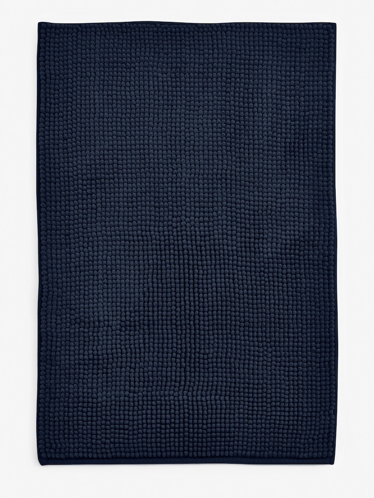 Blue Navy Bobble Bath Mat - Image 2 of 3 Blue Navy Bobble Bath Mat - Image 2 of 3