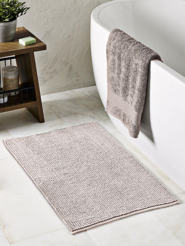 Natural Bobble Bath Mat - Image 1 of 3