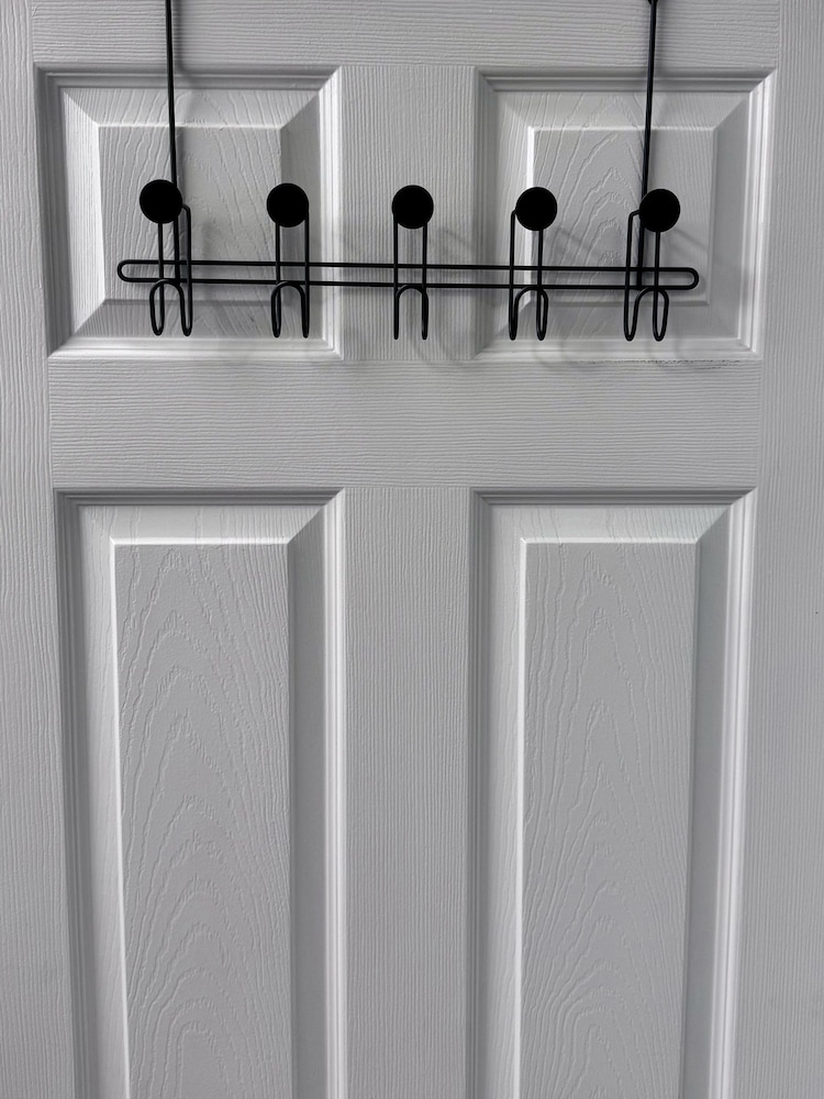 Showerdrape Black Moretti Over Door Storage Hooks - Image 2 of 3