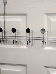 Showerdrape Silver Moretti Over Door Storage Hooks - Image 2 of 3