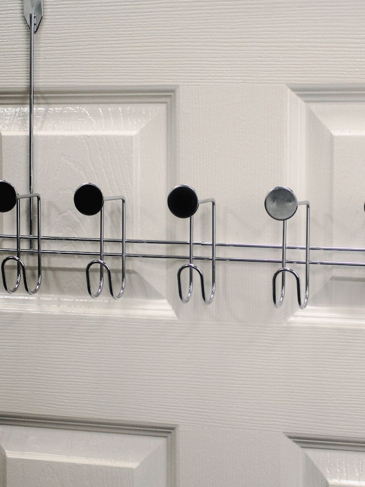 Showerdrape Silver Moretti Over Door Storage Hooks - Image 2 of 3