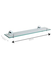 Showerdrape Silver Modernity Wall Mounted Vanity Shelf - Image 3 of 3