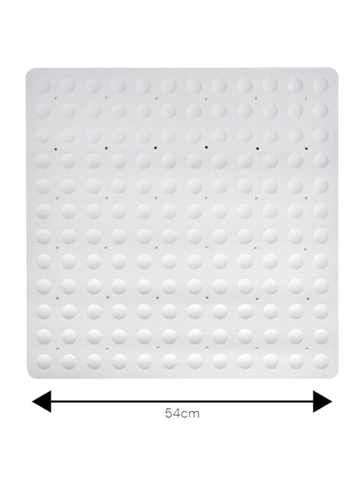 Showerdrape White Orbit Anti Slip Shower Mat - Image 4 of 4 Showerdrape White Orbit Anti Slip Shower Mat - Image 4 of 4