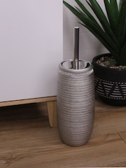 Showerdrape Silver Pzazz Diamante Toilet Brush and Holder - Image 1 of 3