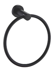 Showerdrape Black Modernity Wall Mounted Towel - Image 1 of 1