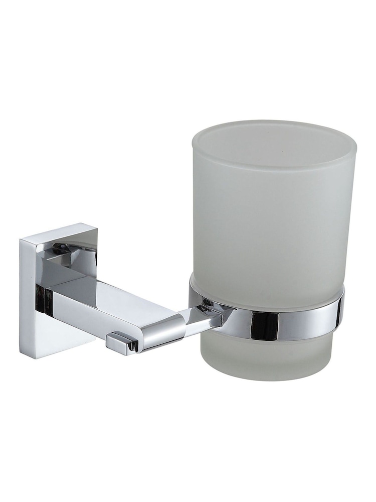 Showerdrape Silver Unity Wall Mounted Toothbrush Holder - Image 1 of 1