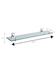 Showerdrape Silver Unity Wall Mounted Vanity Shelf - Image 2 of 3