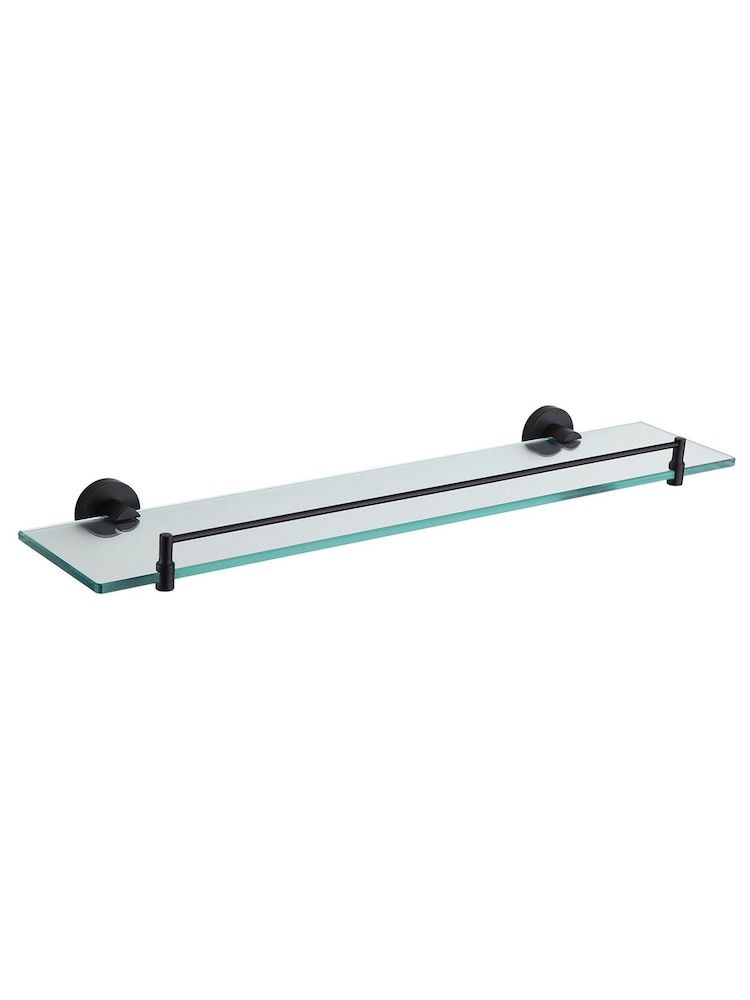 Showerdrape Black Modernity Wall Mounted Vanity Shelf - Image 3 of 3