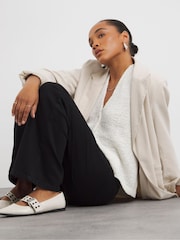 Simply Be Black 24/7 Wide Leg Jeans - Image 2 of 5