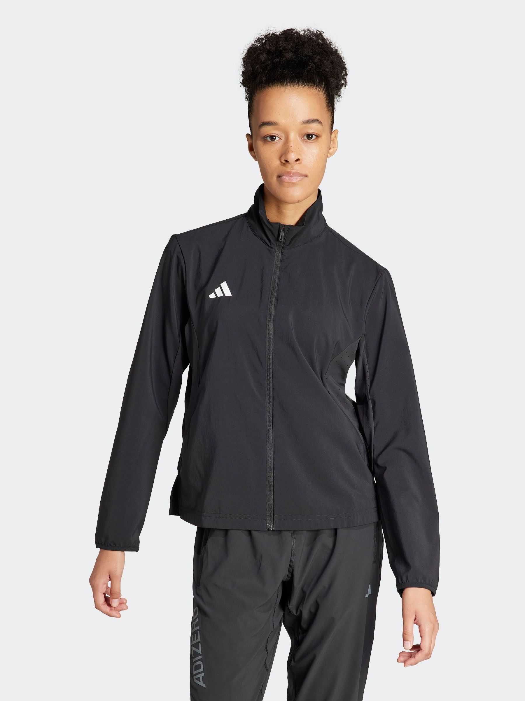 adidas ADIZERO ウィンドブレーカー Buy adidas Black Adizero E Jacket from Next USA
