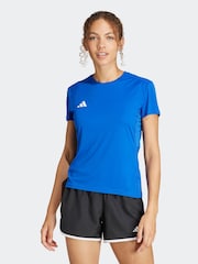 adidas Blue Adizero T-Shirt - Image 1 of 6