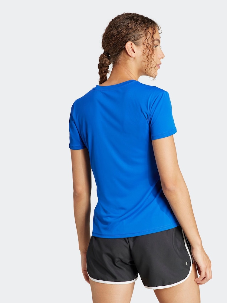 adidas Blue Adizero T-Shirt - Image 2 of 6