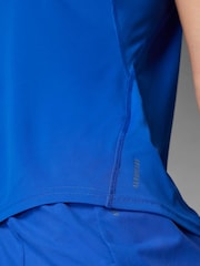 adidas Blue Adizero T-Shirt - Image 9 of 14