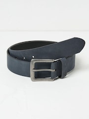 FatFace Blue Nubuck Leather Belt - Image 1 of 2