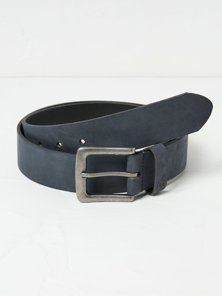 FatFace Blue Nubuck Leather Belt - Image 1 of 2