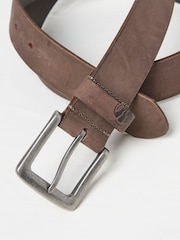FatFace Brown Nubuck Leather Belt - Image 2 of 2