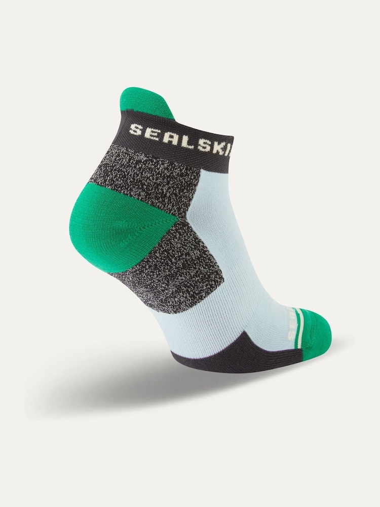 Azul - Sealskinz Pedham Anti Blister Anklet Running Socks - Imagen 2 de 2