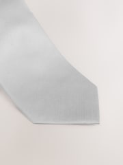 Grey Silk Tie - Image 2 of 3
