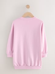 Pink Bow Graphic Jumper Dress (3-16yrs) - Image 2 of 4