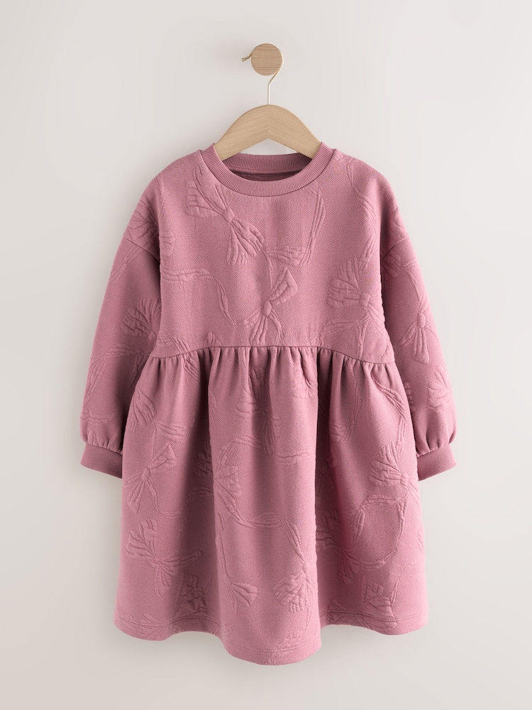 green emerald velvet dress Vinelle Long Sleeve Mini Dress | Dusty Pink | Womens