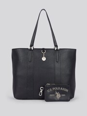 U.S. Polo Assn Black Womens Breezy Shopping Bag - Image 4 of 6