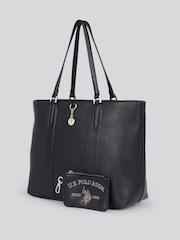 U.S. Polo Assn Black Womens Breezy Shopping Bag - Image 5 of 6