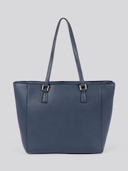 U.S. Polo Assn Blue Womens Jones Chic Shopping Bag - Image 3 of 6