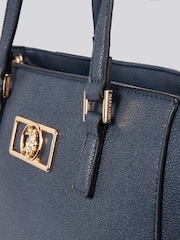U.S. Polo Assn Blue Womens Jones Chic Shopping Bag - Image 6 of 6