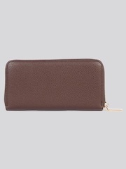 U.S. Polo Assn Brown Womens Stanford Large Zip Around Wallet - Image 3 of 6