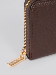 U.S. Polo Assn Brown Womens Stanford Large Zip Around Wallet - Image 6 of 6