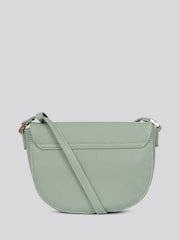 U.S. Polo Assn Green Womens Jones Flap Cross-Body Bag - Image 2 of 5