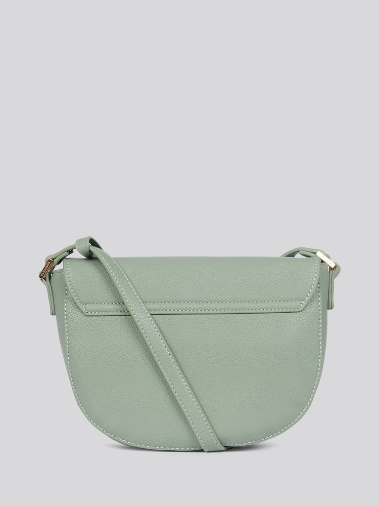 U.S. Polo Assn Green Womens Jones Flap Cross-Body Bag - Image 2 of 5