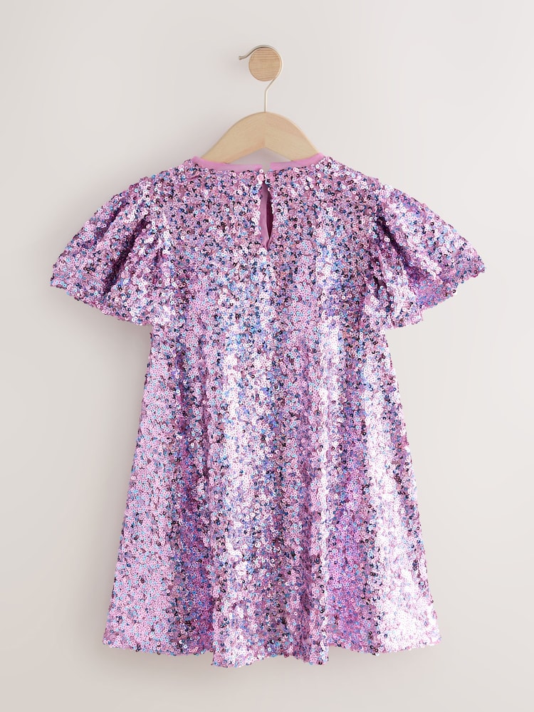 strapless open back dress Margaret Floral Midi Dress Purple | Occasion Dress in Sizes XXS–6X main image 1